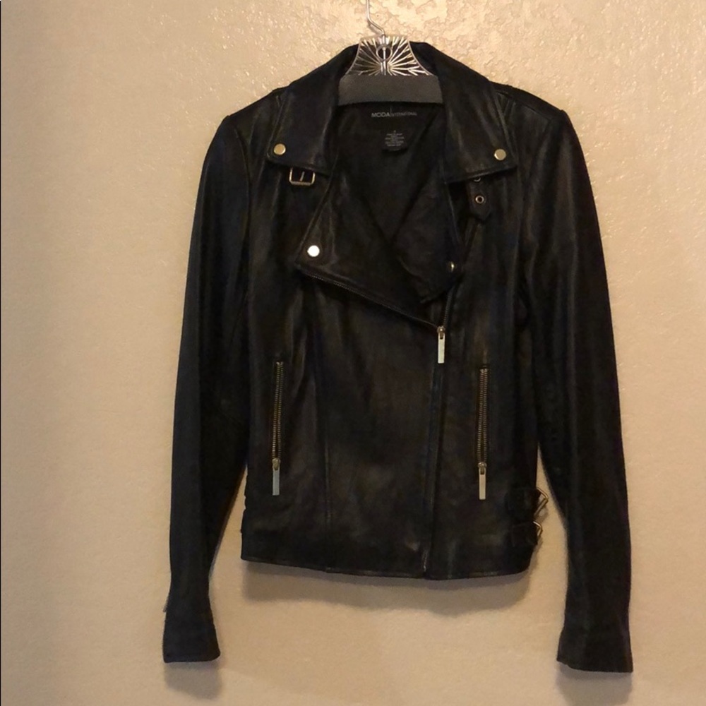 MODA International Leather Jacket